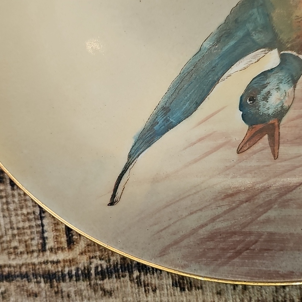 Lazeyras, Rosenfeld & Lehman (L R L) Limoges Bird Game Plate - Picture 3 of 12